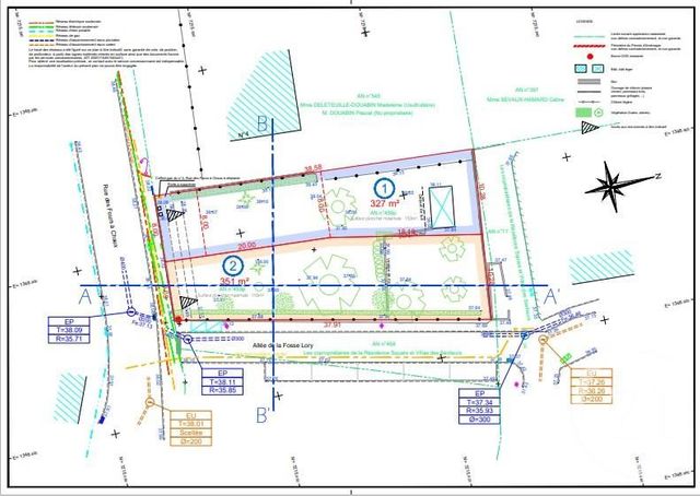 terrain à vendre - 679.0 m2 - CHARTRES DE BRETAGNE - 35 - BRETAGNE - Century 21 Dréano Immobilier