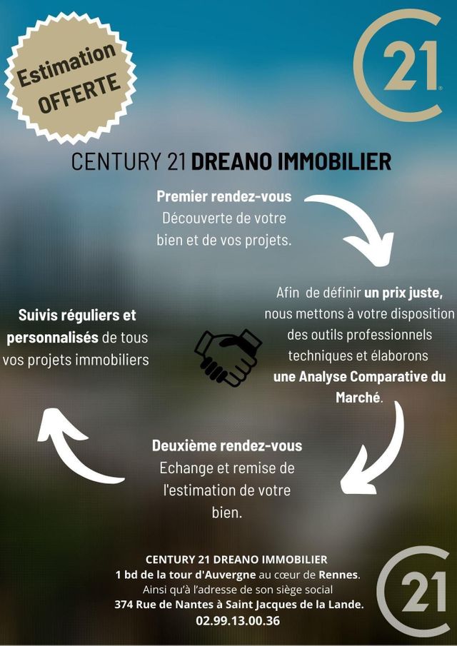Afficher la photo en grand maison à vendre - 5 pièces - 88.0 m2 - ST MEEN LE GRAND - 35 - BRETAGNE - Century 21 Dréano Immobilier